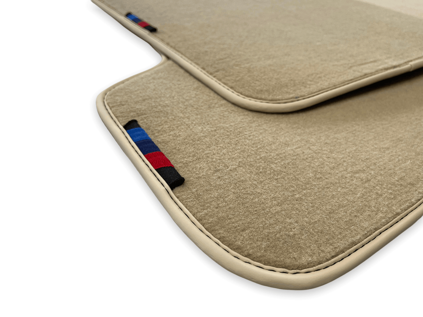 Beige Mats For BMW M3 G81 Touring (2022-2026) With M Package - AutoWin
