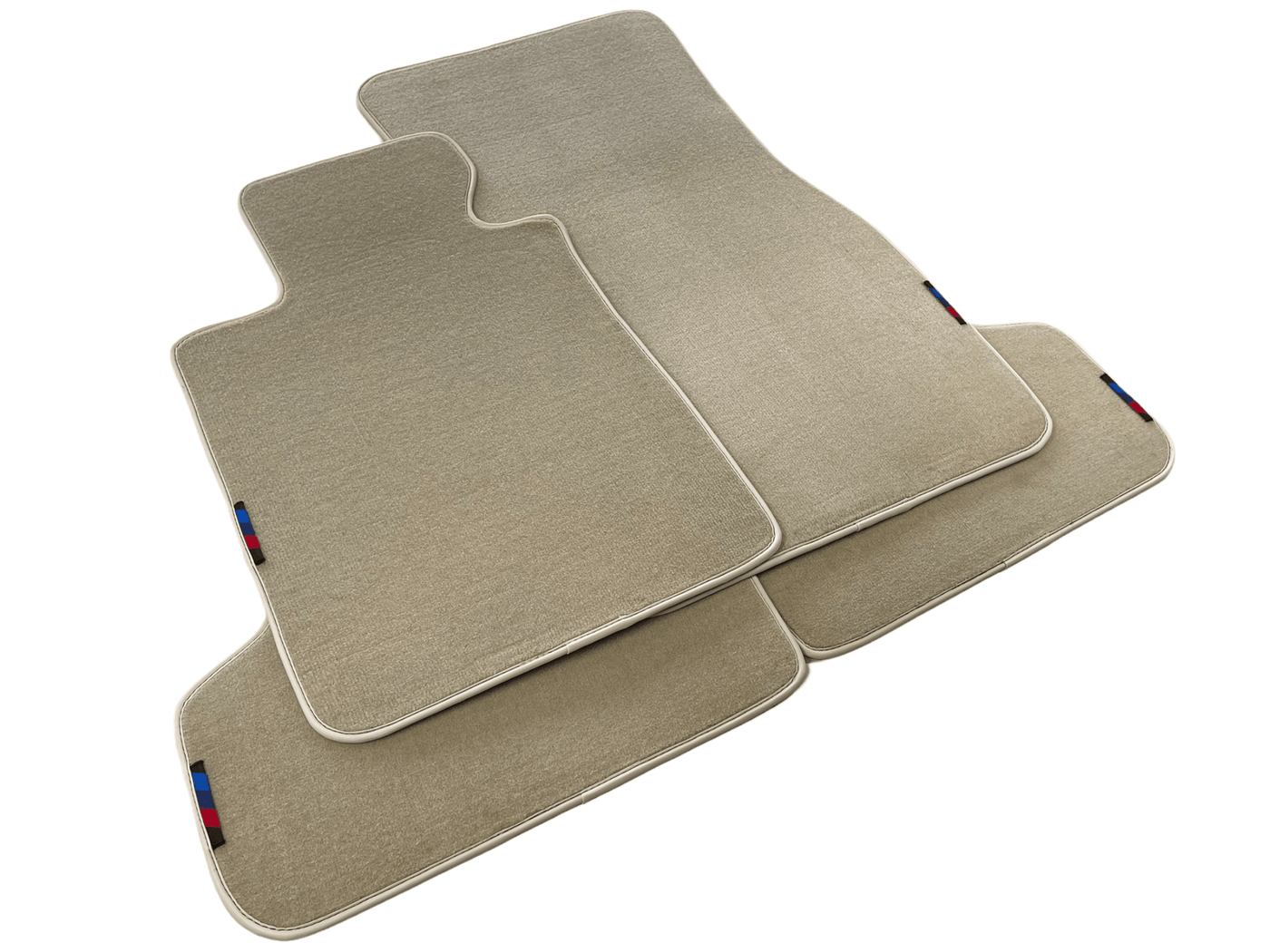 Beige Mats For BMW Gran Tourer F46 (2015-2022) 7 Seats With M Package - AutoWin