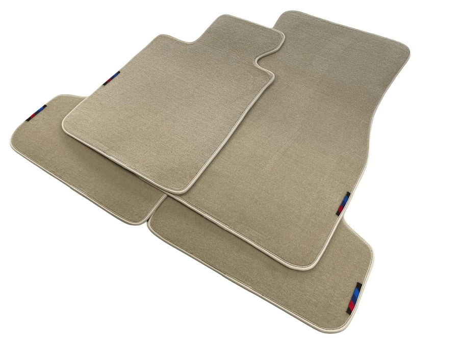 Beige Mats For BMW M4 G82 Coupe With M Package - AutoWin