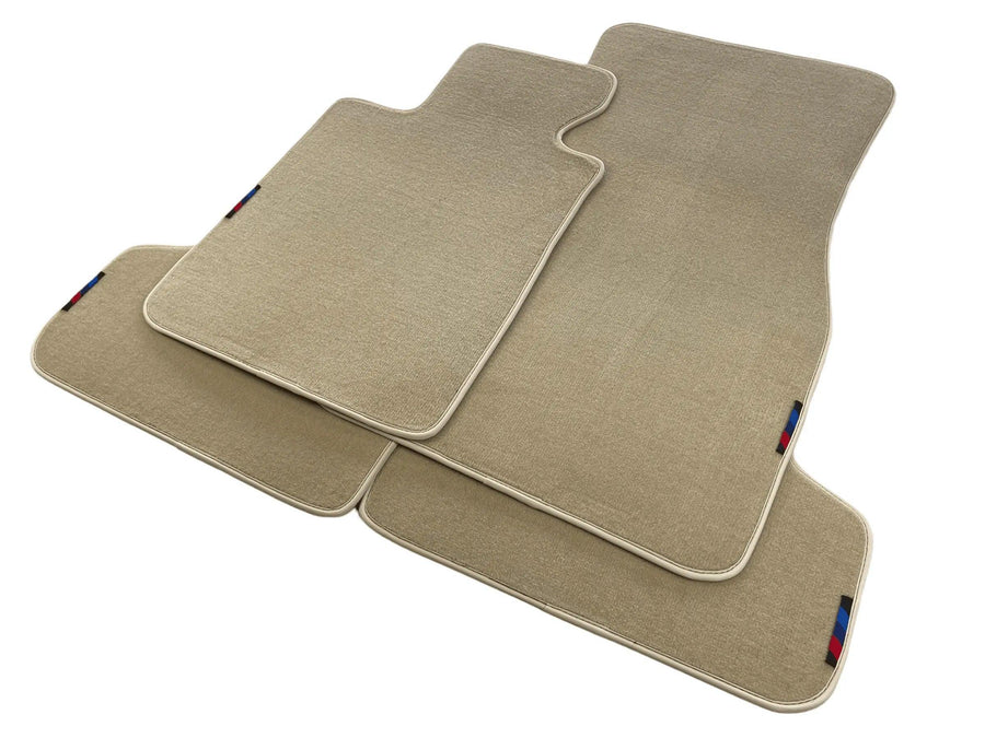 Beige Mats For BMW M4 G82 Coupe With M Package - AutoWin