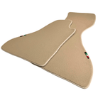 Beige Floor Mats for Ferrari Mondial Convertible (1983-1993) Italian Edition - AutoWin