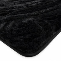 Customizable Black Sheepskin Trunk Floor Mat for Bentley Flying Spur (2005-2013)
