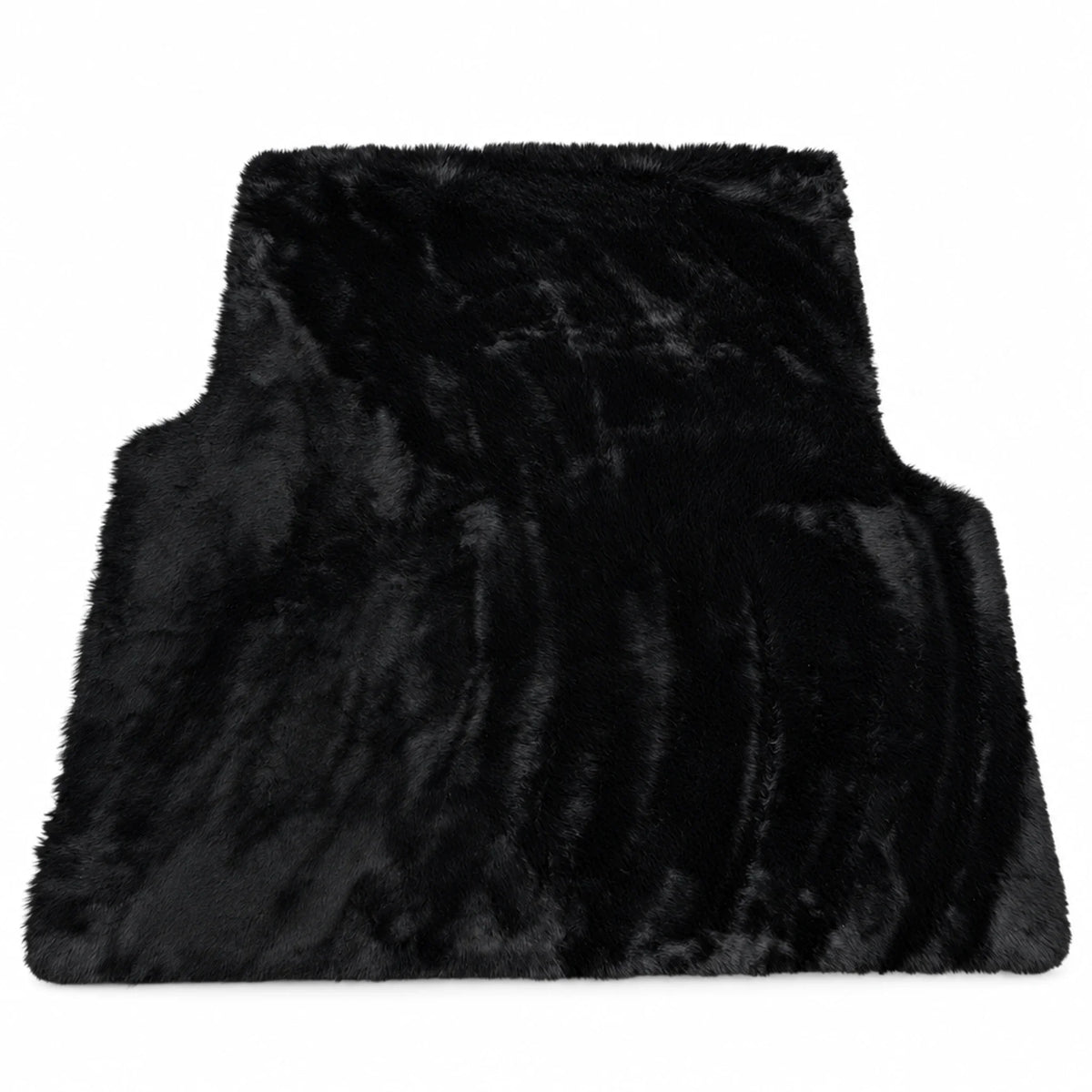 Customizable Black Sheepskin Trunk Floor Mat for Bentley Flying Spur (2013-2019)