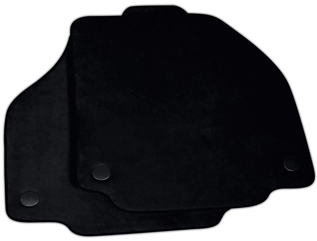 Black Alcantara Floor Mats for Ferrari 458 GT2 (2012-2015) | Various Trim Colors