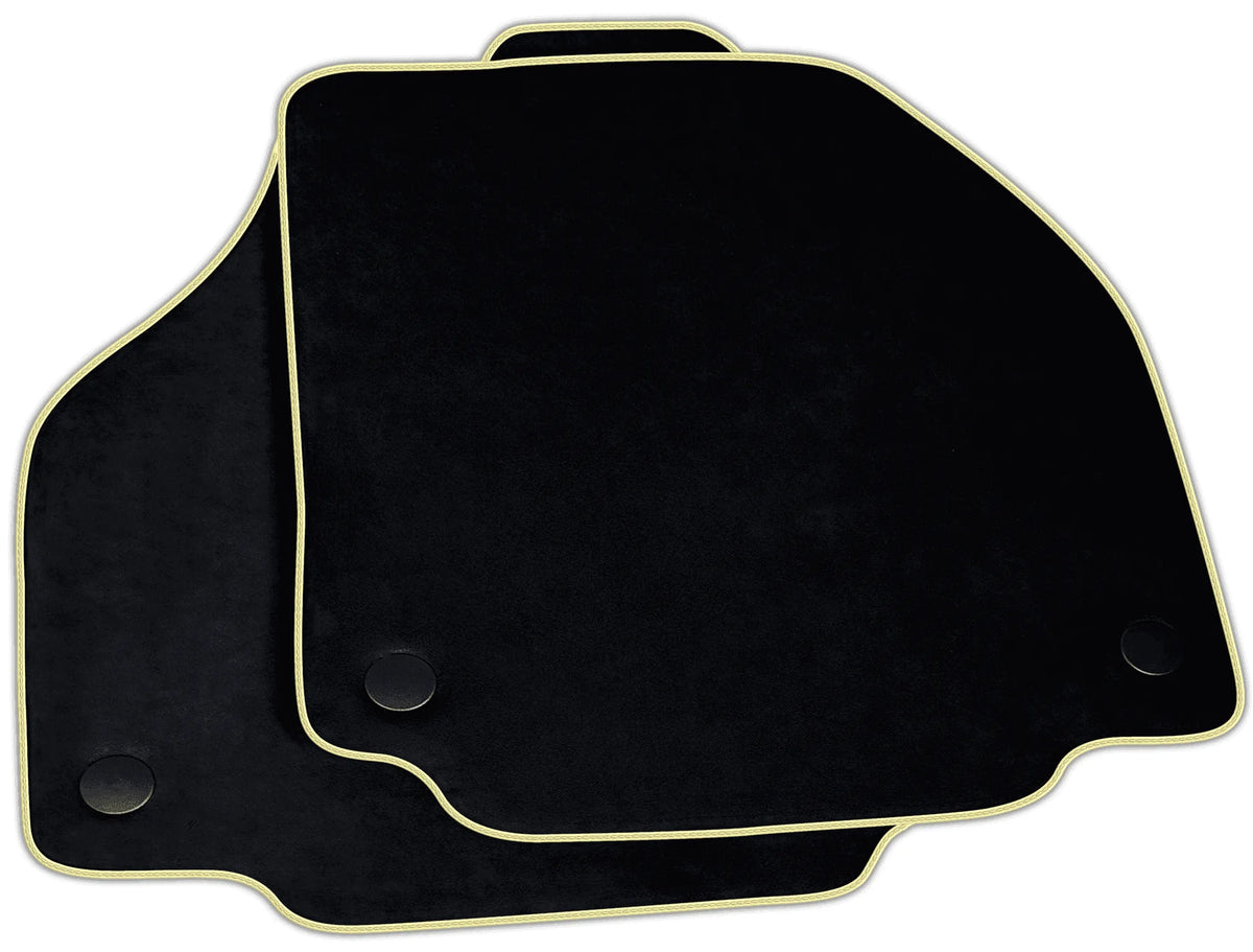 Black Alcantara Floor Mats for Ferrari 458 GT2 (2012-2015) | Various Trim Colors