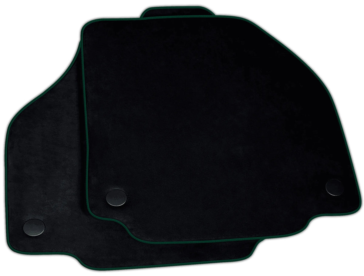 Black Alcantara Floor Mats for Ferrari 458 Spider (2012-2015) | Various Trim Colors