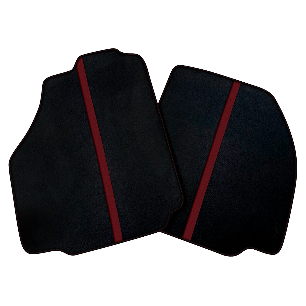 Black Car Floor Mats with Leather Line for Ferrari 458 GT2 (2012-2015)
