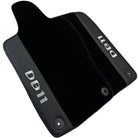 Black Floor Mats for Aston Martin DB11 (2016–2023) with Leather - AutoWin