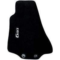 Black Floor Mats for Aston Martin DB9 Volante (2004-2016) Convertible - AutoWin