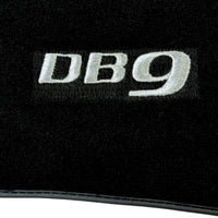 Black Floor Mats for Aston Martin DB9 Volante (2004-2016) Convertible - AutoWin