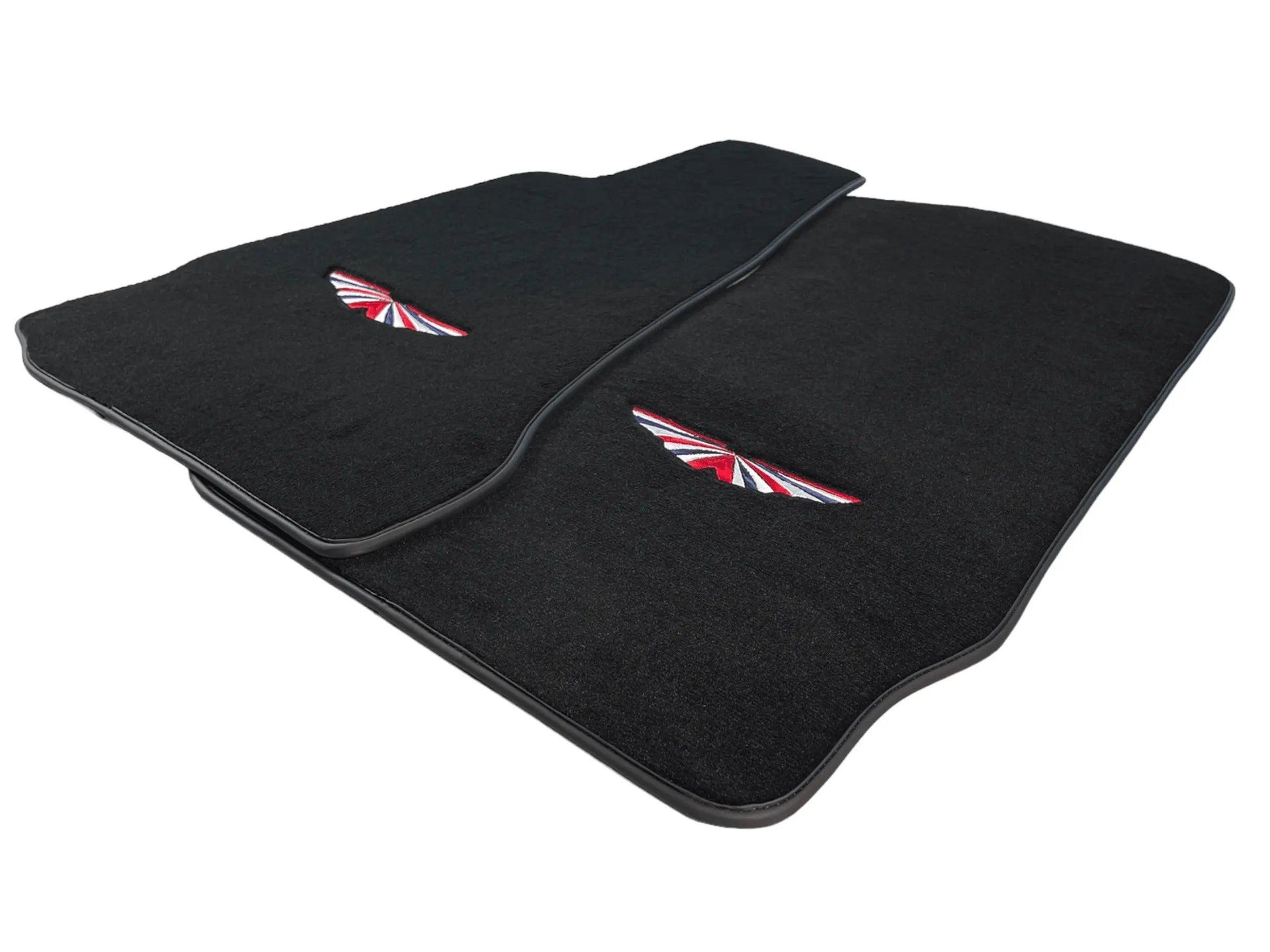 Black Floor Mats For Aston Martin DB9 (2004-2016) | ER56 Design - AutoWin