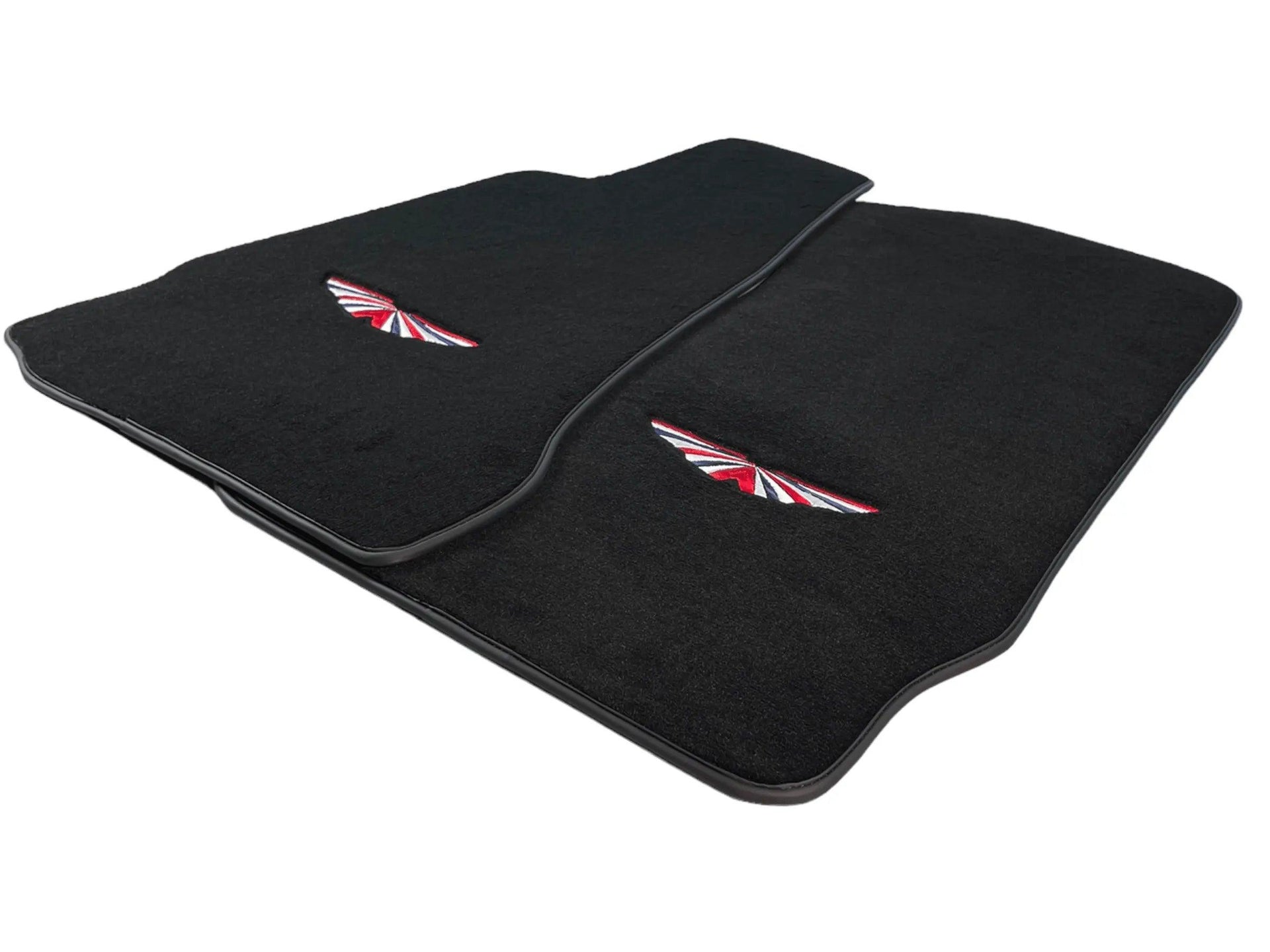 Black Floor Mats For Aston Martin DB9 (2004-2016) | ER56 Design - AutoWin