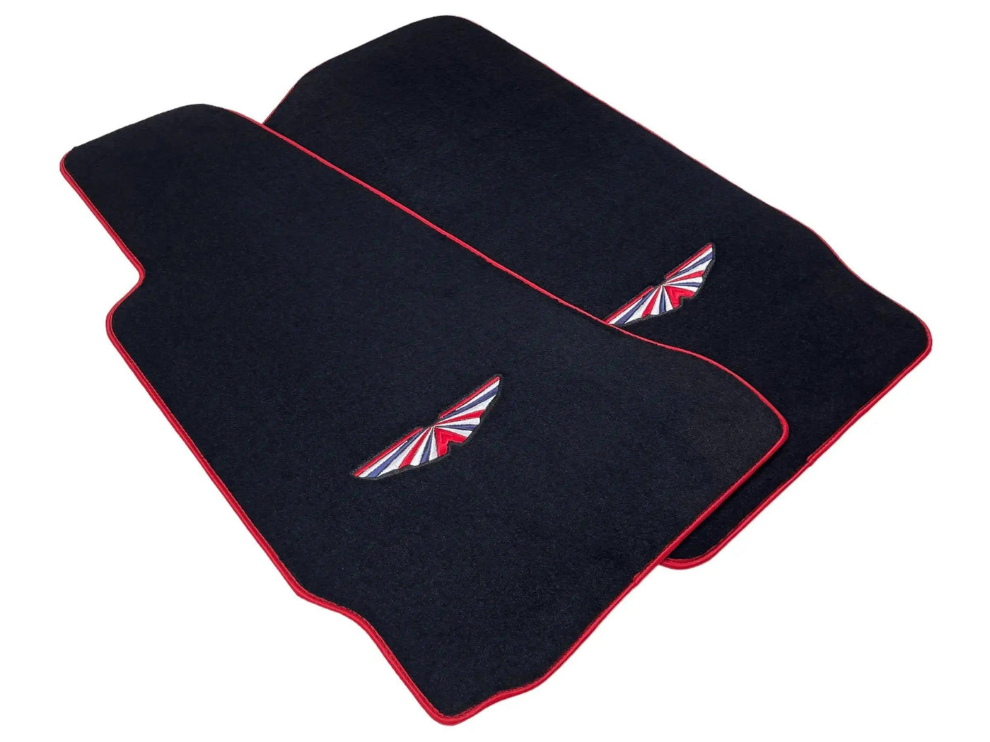 Black Floor Mats For Aston Martin DBX (2020– 2023) | Red Trim - AutoWin