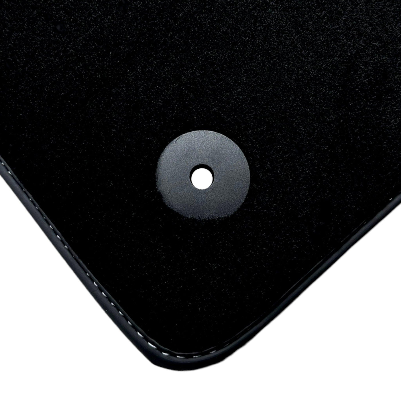 Black Floor Mats for Audi TT MK1 Convertible (1998-2006) with Leather - AutoWin