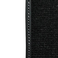 Black Floor Mats for Audi TT MK1 Convertible (1998-2006) with Leather - AutoWin