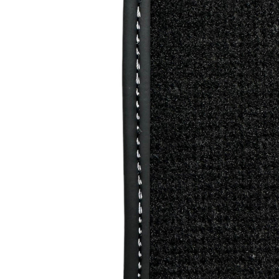 Black Floor Mats for Audi TT MK1 Coupe (1998-2006) with Leather - AutoWin