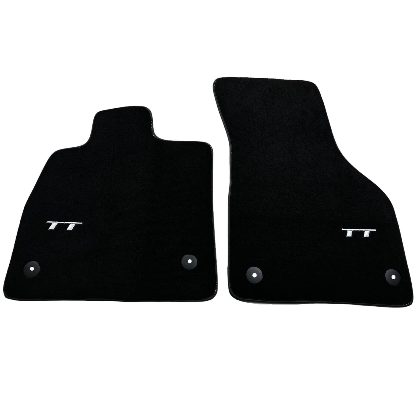Black Floor Mats for Audi TT MK2 Convertible (2006-2014) - AutoWin