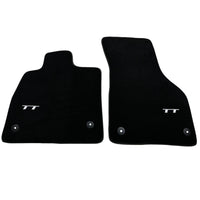 Black Floor Mats for Audi TT MK2 Coupe (2006-2014) - AutoWin