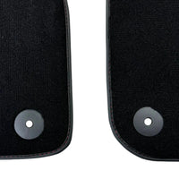 Black Floor Mats for Bentley Bentayga (2015-2023) with Red Leather | ER56 Design - AutoWin