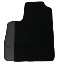 Black Floor Mats for Bentley Continental GT (2003–2011) with Dark Brown Leather | ER56 Design - AutoWin