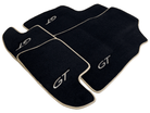 Black Floor Mats For Bentley Continental GT (2011–2018) With Beige Trim - AutoWin