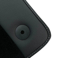 Black Floor Mats For Bentley Continental GT (2018–2023) Speed with Leather - AutoWin