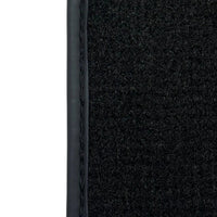 Black Floor Mats for Bentley Continental GTC (2006–2011) with Leather | ER56 Design - AutoWin