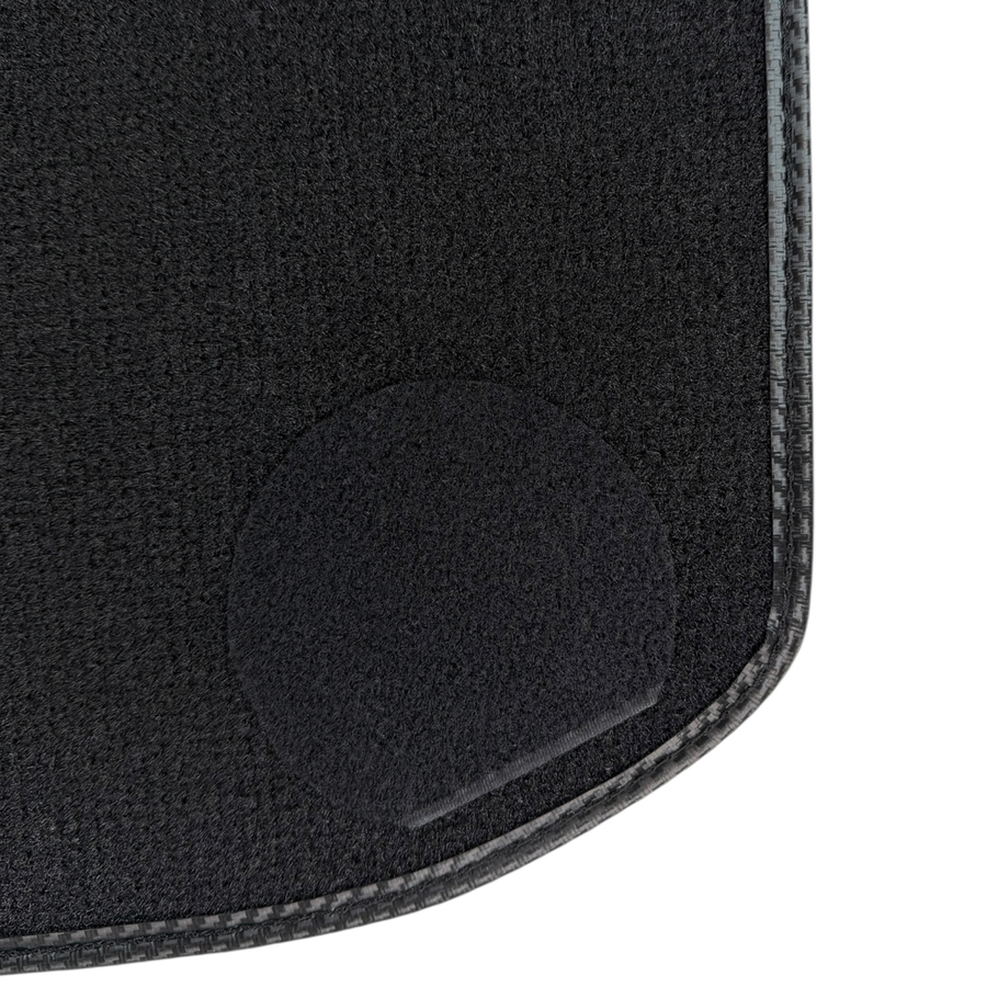 Black Floor Mats for BMW 1 Series E82 (2004-2013) rear view - BMW 1 Series (2004-2013)