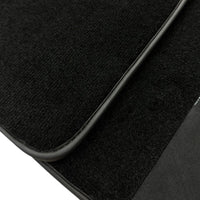 Black Floor Mats for BMW 1 Series 1 Series with Alcantara Leather - AutoWin