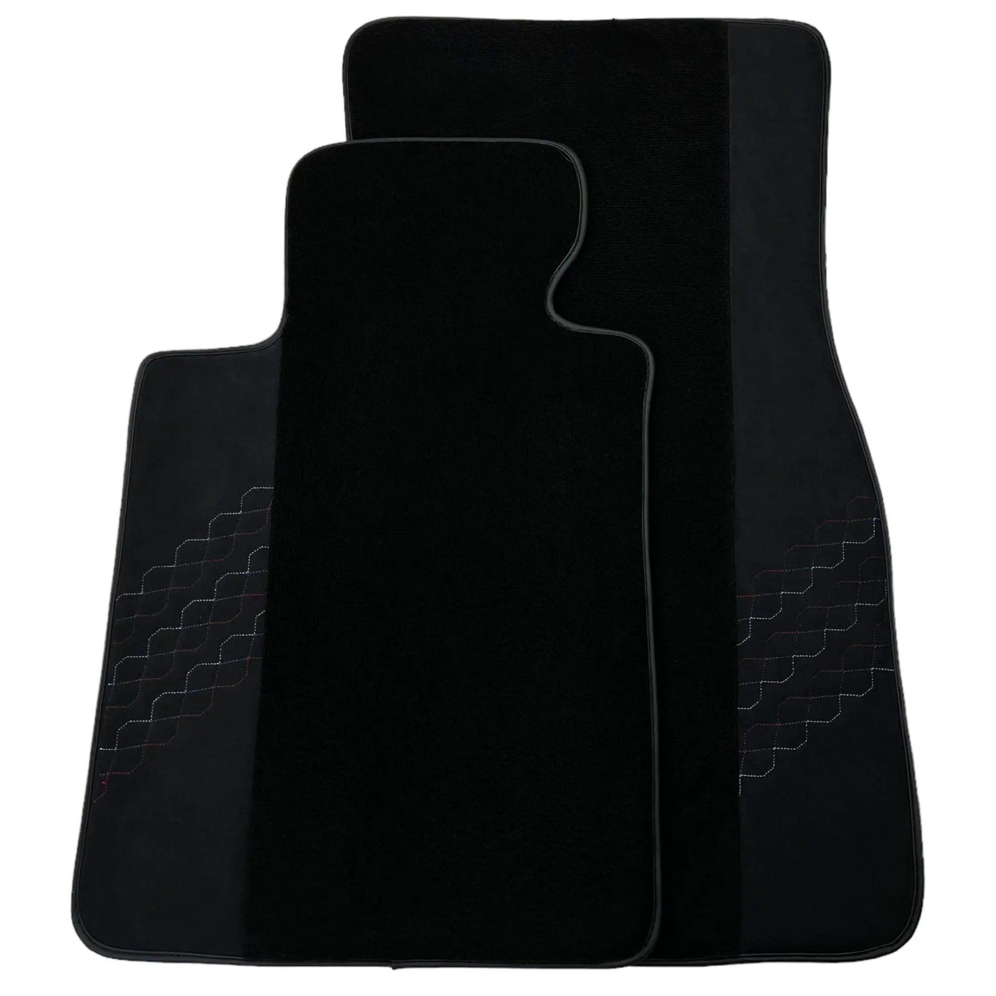 Black Floor Mats for BMW 2 Series G60 (2023-2026) Sedan with Alcantara Leather - AutoWin