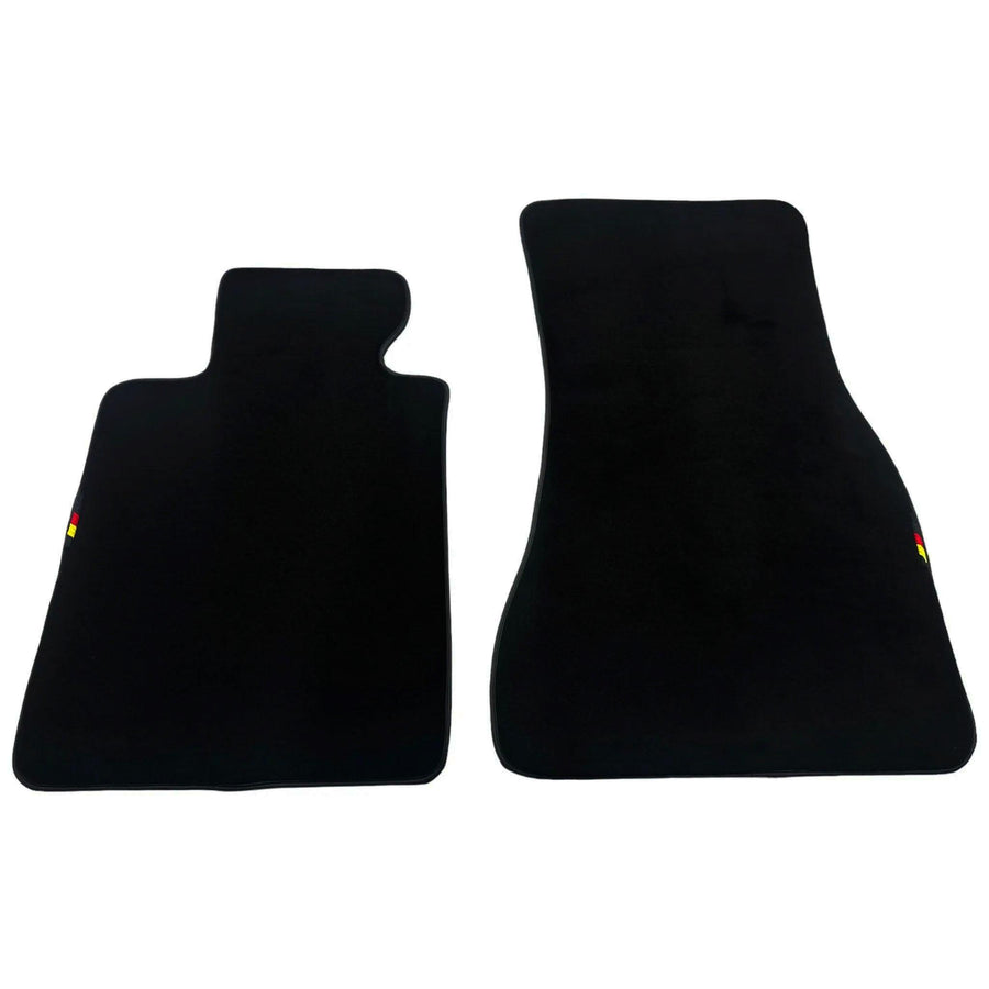 Black Floor Mats For BMW 1 Series F70 with German Flag - AutoWin
