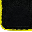 BMW M240i G42 M 2021-2026 Custom Black Floor Mats with Yellow Trim