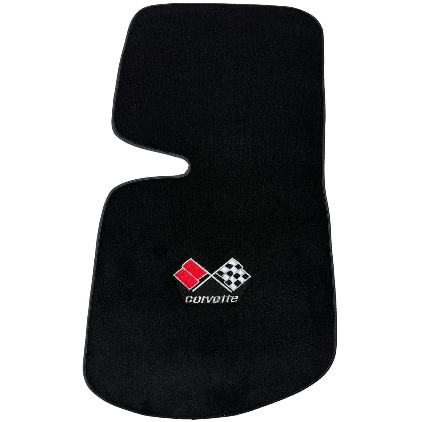 Black Floor Mats for Chevrolet Corvette C3 (1968-1982) | Black Trim - AutoWin
