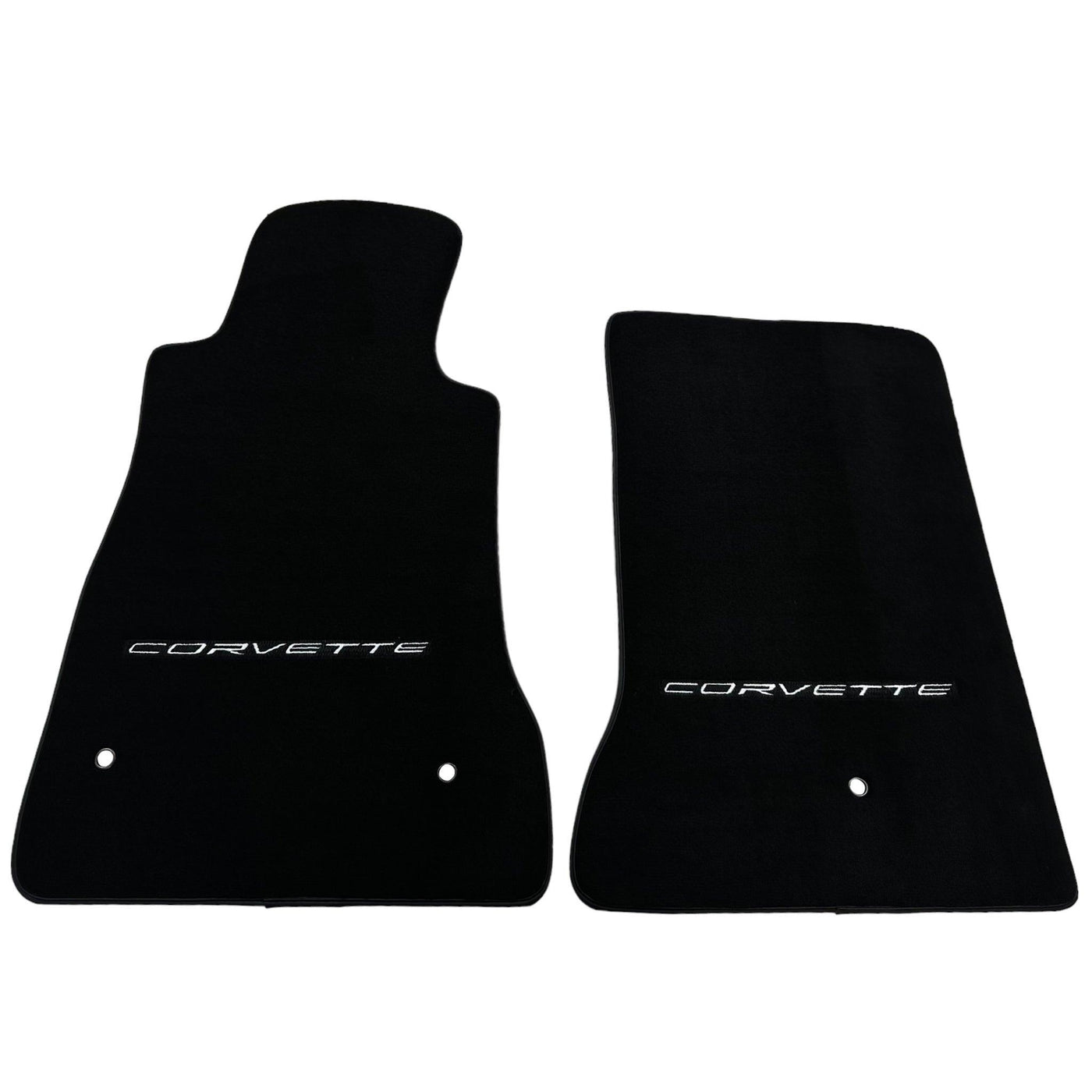 Black Floor Mats For Chevrolet Corvette C6 (2005-2013) - AutoWin