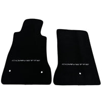 Black Floor Mats For Chevrolet Corvette C6 (2005-2013) - AutoWin