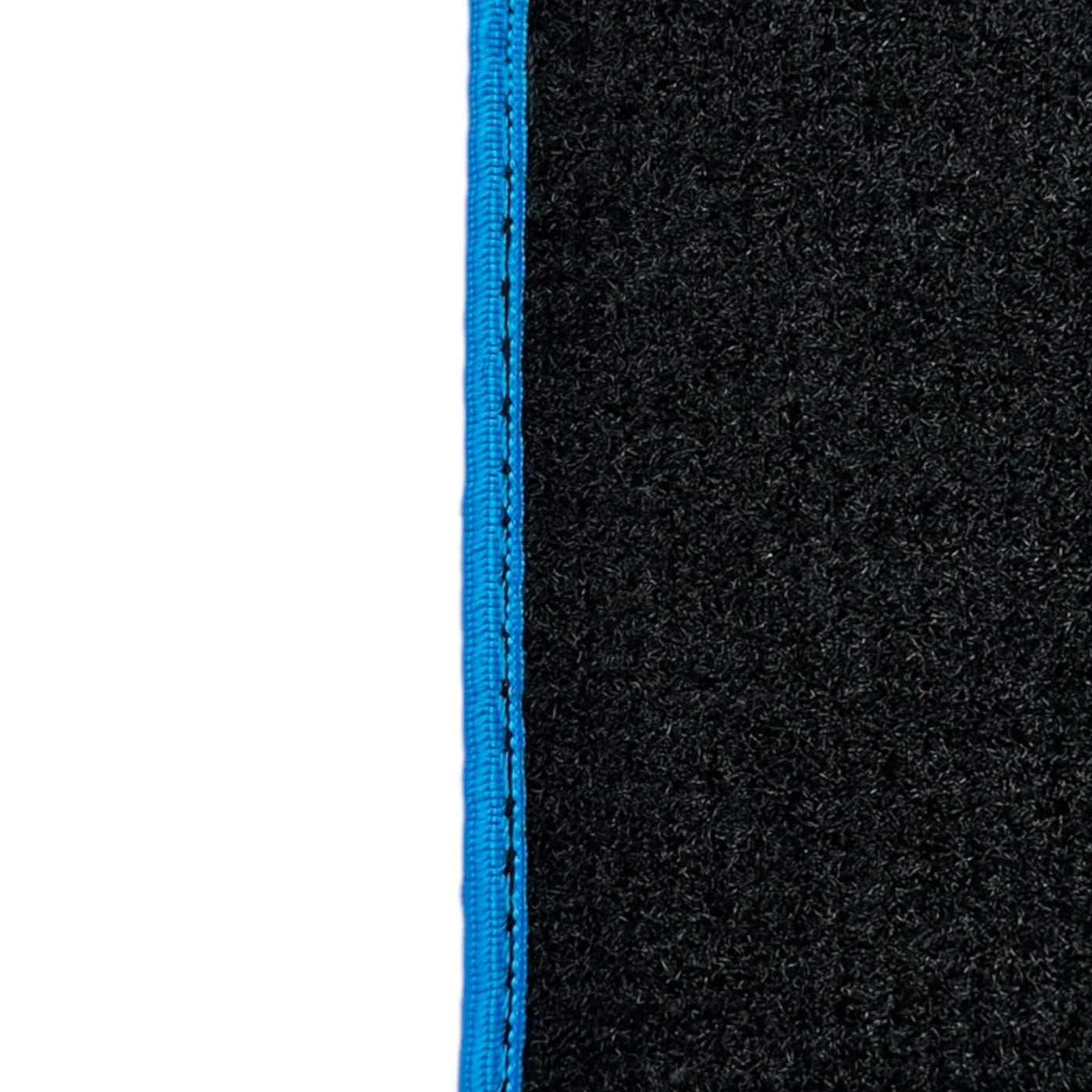 Black Floor Mats For Chevrolet Corvette C8 (2020-2024) with Blue Trim - AutoWin