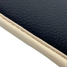 Black Floor Mats for Ferrari 296 GTS (2022-2024) with Leather | Beige Trim - AutoWin