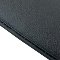 Black Floor Mats for Ferrari 296 GTS (2022-2024) with Leather - AutoWin