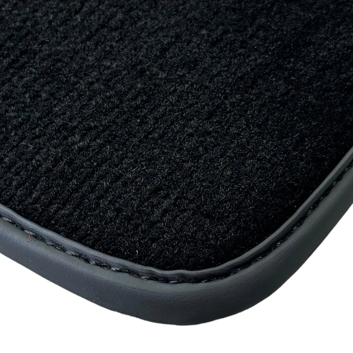 Black Floor Mats for Ferrari 296 GTS (2022-2027) with Red Alcantara Leather - AutoWin