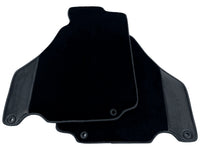Black Floor Mats For Ferrari 360 Modena 1999-2005 With Carbon Fiber Leather - AutoWin