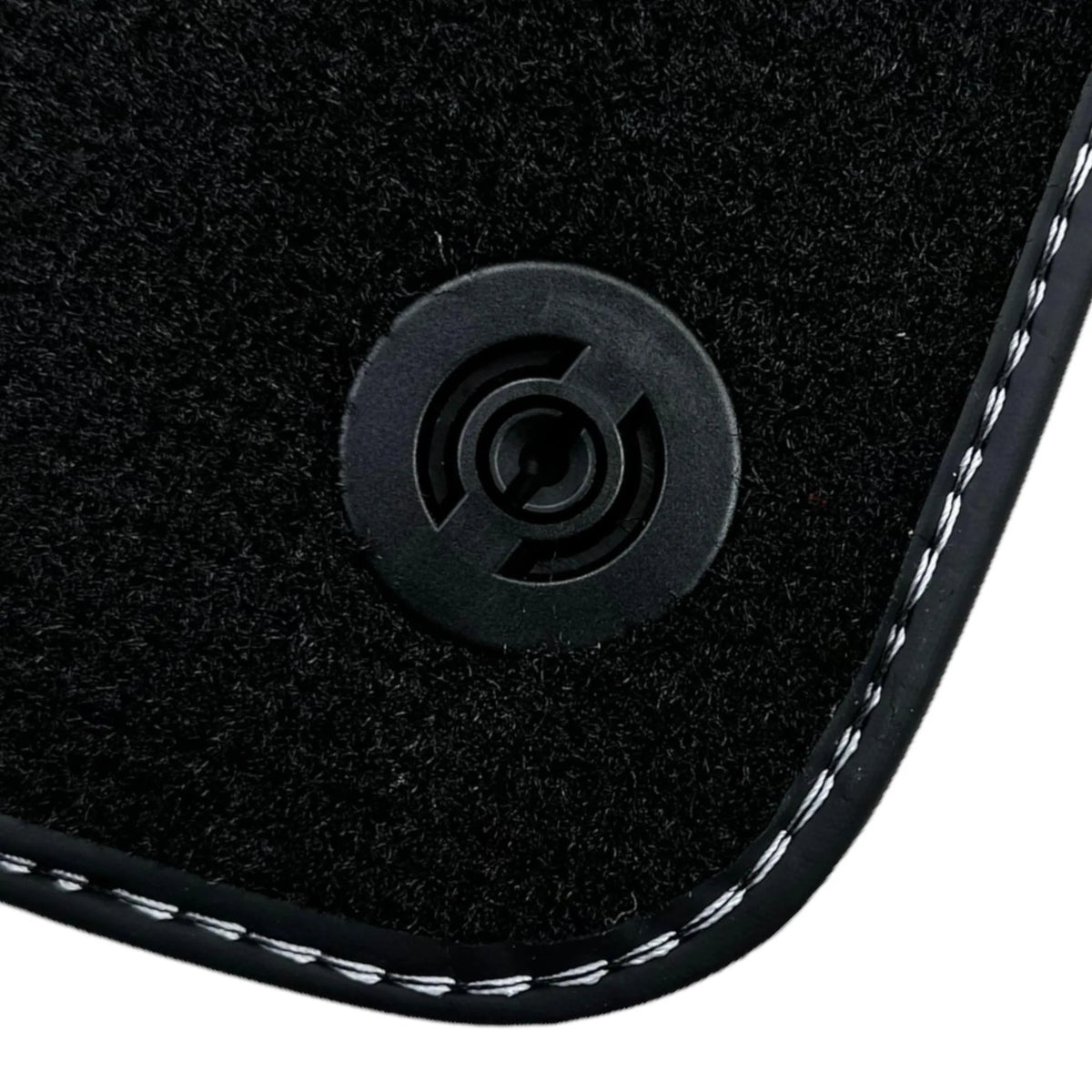 Black Floor Mats for Ferrari 458 GT2 (2012-2015) with Crema Nappa Leather