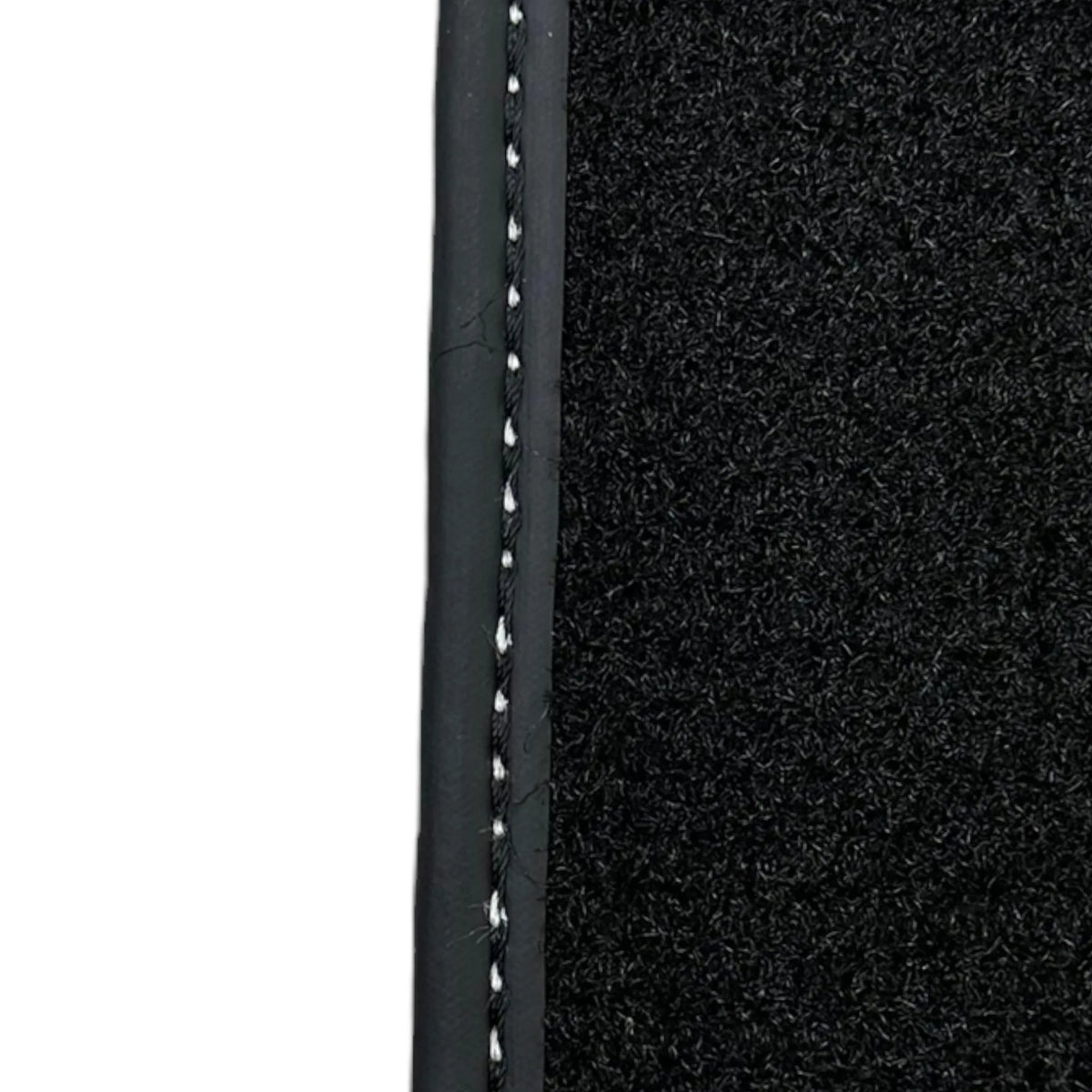 Black Floor Mats for Ferrari 458 GT2 (2012-2015) with Crema Nappa Leather