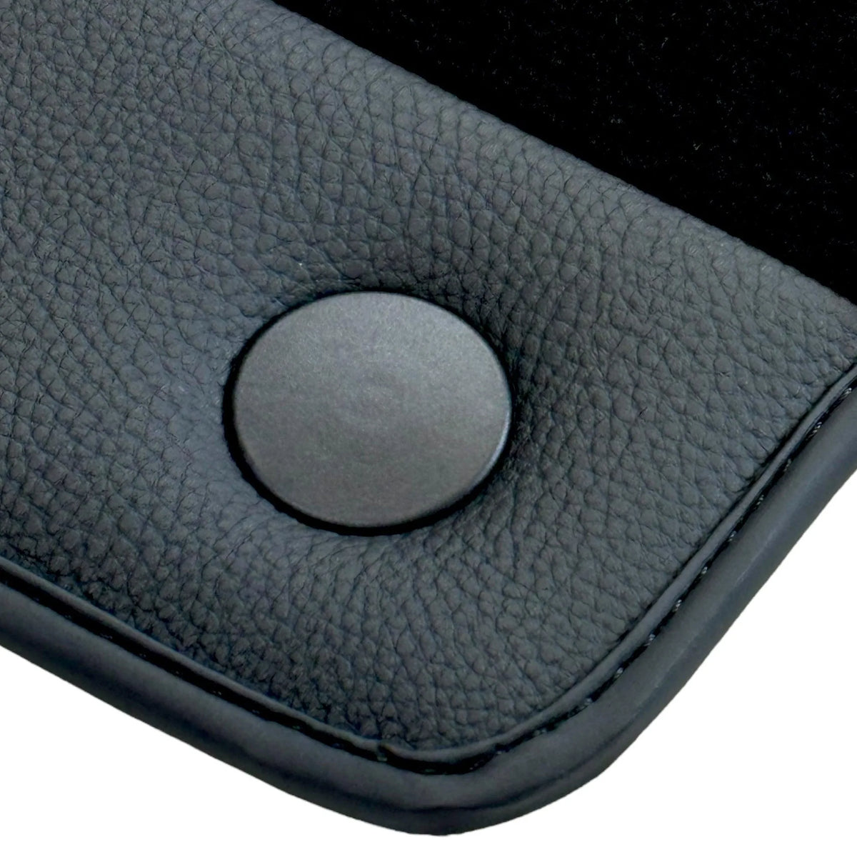 Black Floor Mats for Ferrari 458 GT2 (2012-2015) With Leather