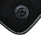 Black Floor Mats for Ferrari 458 Spider (2012-2015) with Crema Nappa Leather | Italian Edition - AutoWin