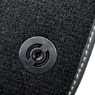 Black Floor Mats for Ferrari 458 Italia (2009-2015) with Cuoio Nappa Leather - AutoWin