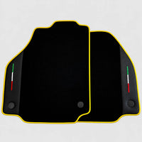 Black Floor Mats for Ferrari 458 Italia (2009-2015) With Leather
