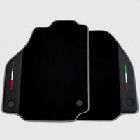 Black Floor Mats for Ferrari 458 Italia (2009-2015) With Leather
