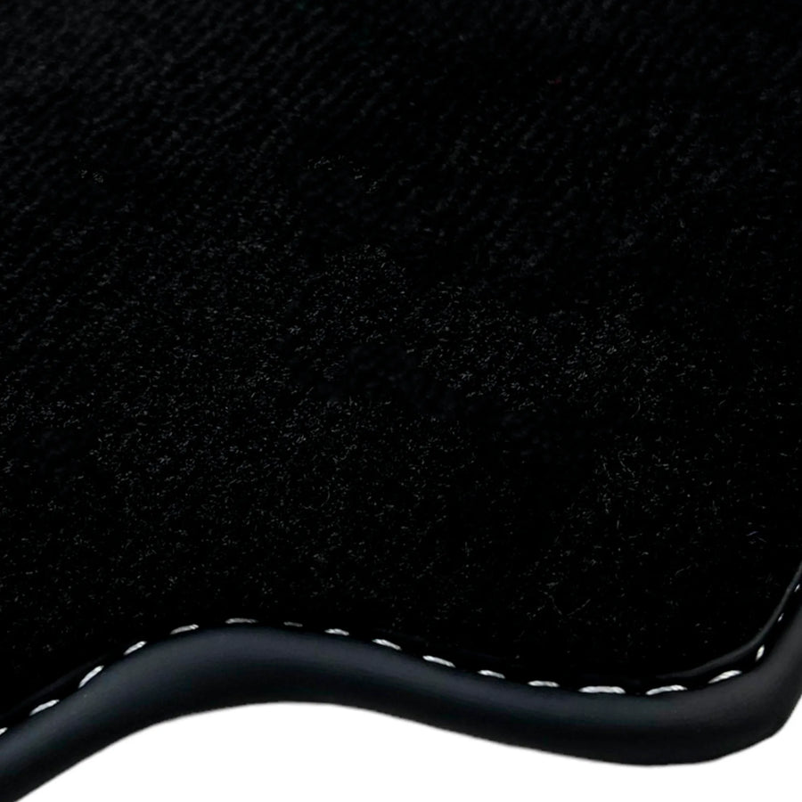 Black Floor Mats for Ferrari 458 Speciale (2012-2015) with Beige Nappa Leather