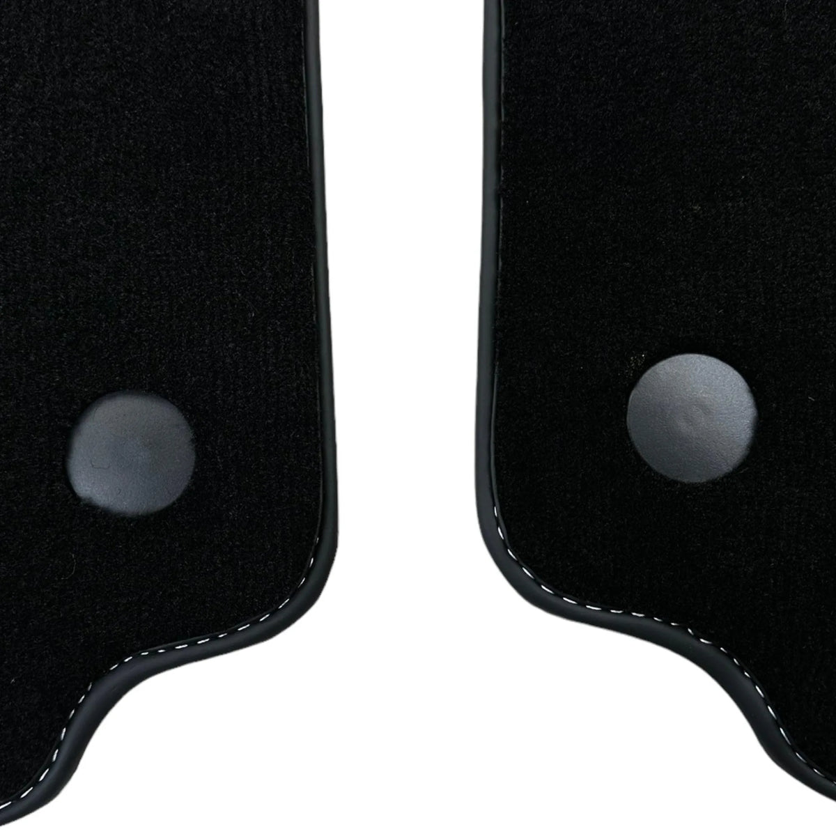 Black Floor Mats for Ferrari 458 Spider (2012-2015) with Crema Nappa Leather | Italian Edition - AutoWin