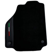 Black Floor Mats for Ferrari 458 Spider (2012-2015) With Leather